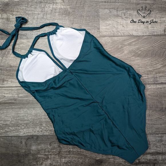 Charmo V Neck One Piece Swimsuit Size 2XL - Picture 5 of 5